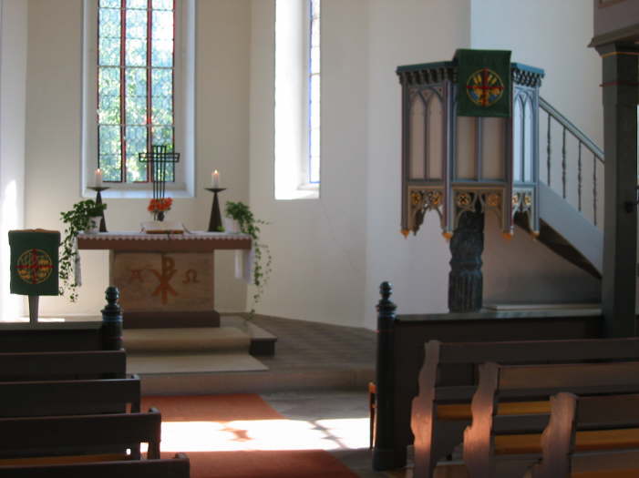 Innenraum Kirche Berge