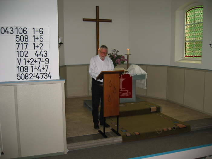 Pfarrer Holger Degen Kirche Unshausen